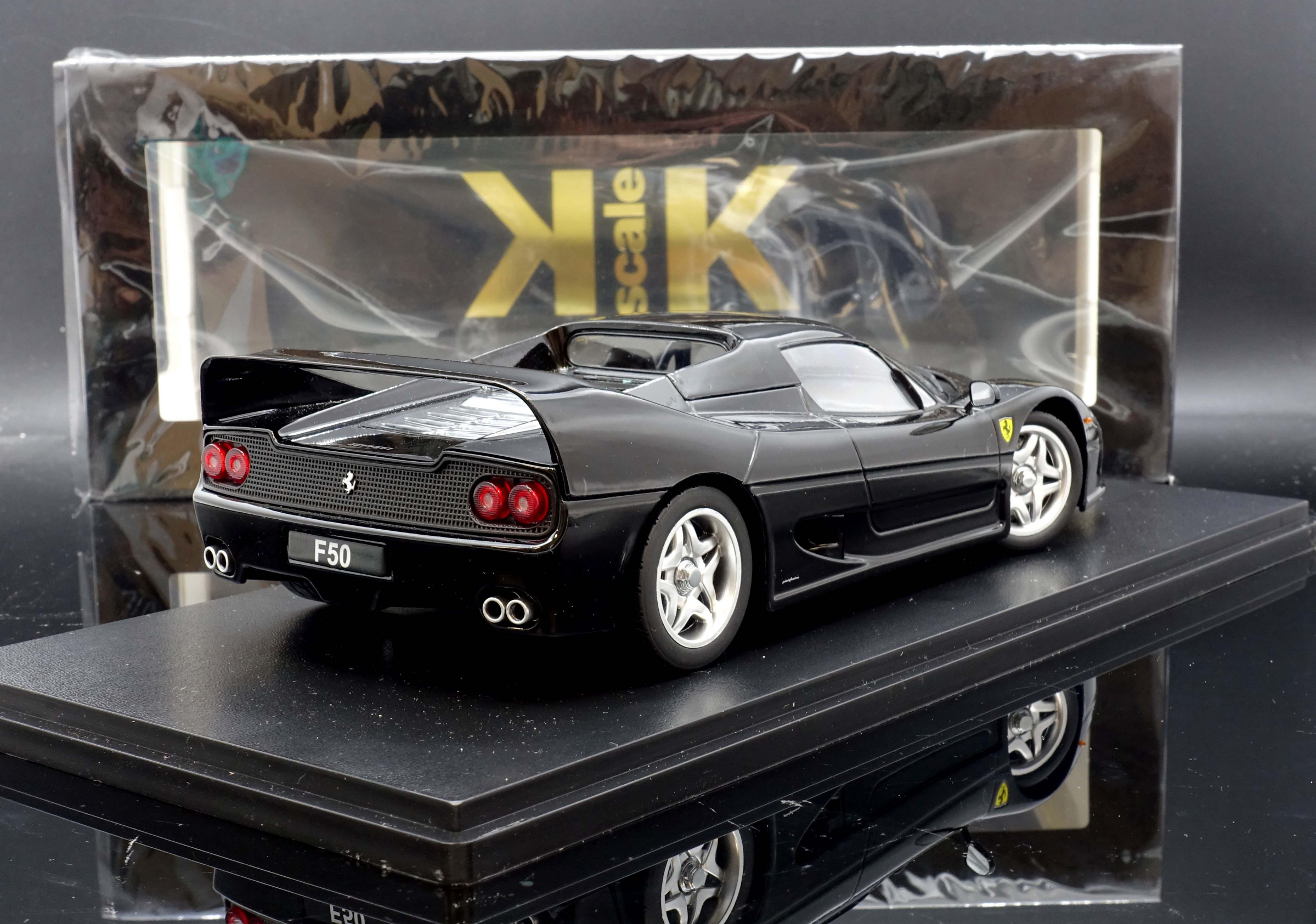 MASH】現貨特價KK scale 1/18 Ferrari F50 Hardtop 1995 black | Yahoo拍賣