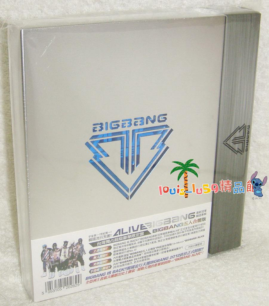 RETURN 台湾獨占影音限定盤 CD+DVD g6bh9ry BigBang 新冠軍韓語專輯ALIVE 台灣獨占超級豪華限定盤【五人合體