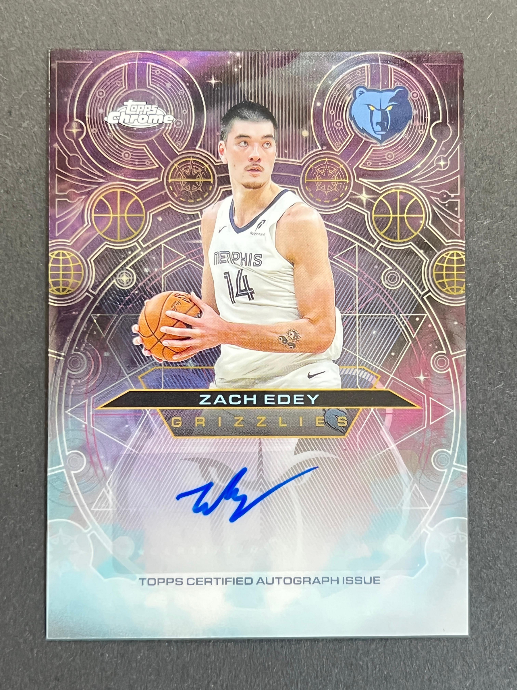 Zach Edey 簽名AUTO TOPPS CHROME 2025-26 294 | Yahoo拍賣
