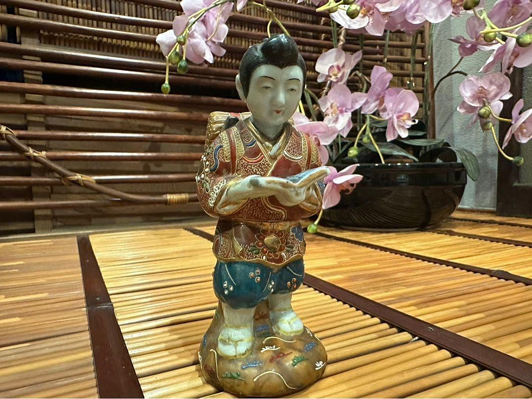 陶器 置物 伝統工芸品九谷焼二宮金次郎 レトロ 陶器 置物 伝統工芸品九谷焼二宮金次郎 レトロ Yahoo!オークション