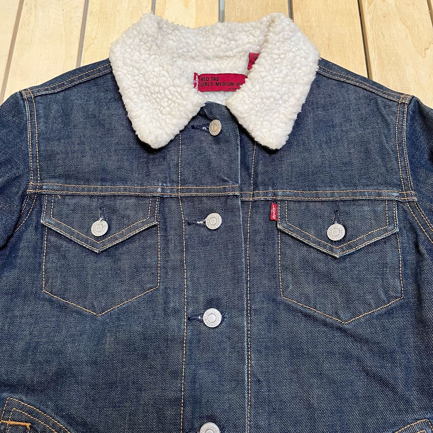 正品 Levi's Levis 舖棉 牛仔外套 單寧刷毛夾克