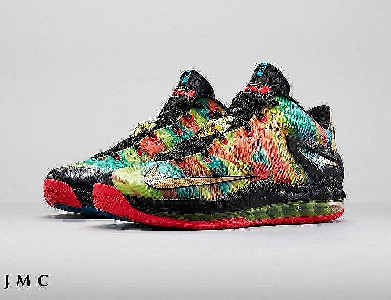 【Runner潮鞋鋪】NIKE LEBRON 11 XI LOW SE 彩色 冠軍紀念 籃球鞋 男鞋 695224-970