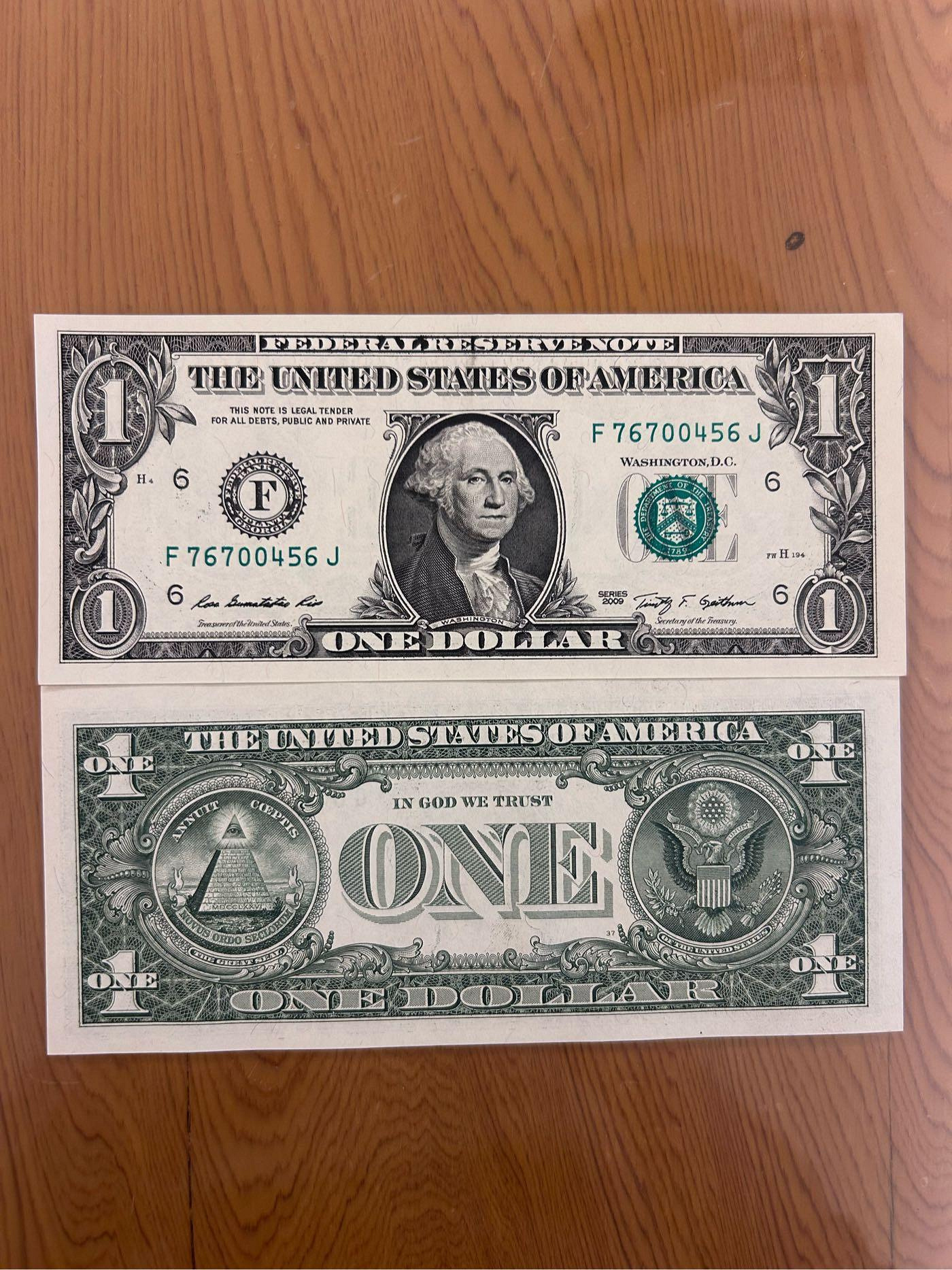 H2Shop】美國美元1元UNC品相FED 印鈔城市發鈔城市美金紙幣華盛頓| Yahoo拍賣