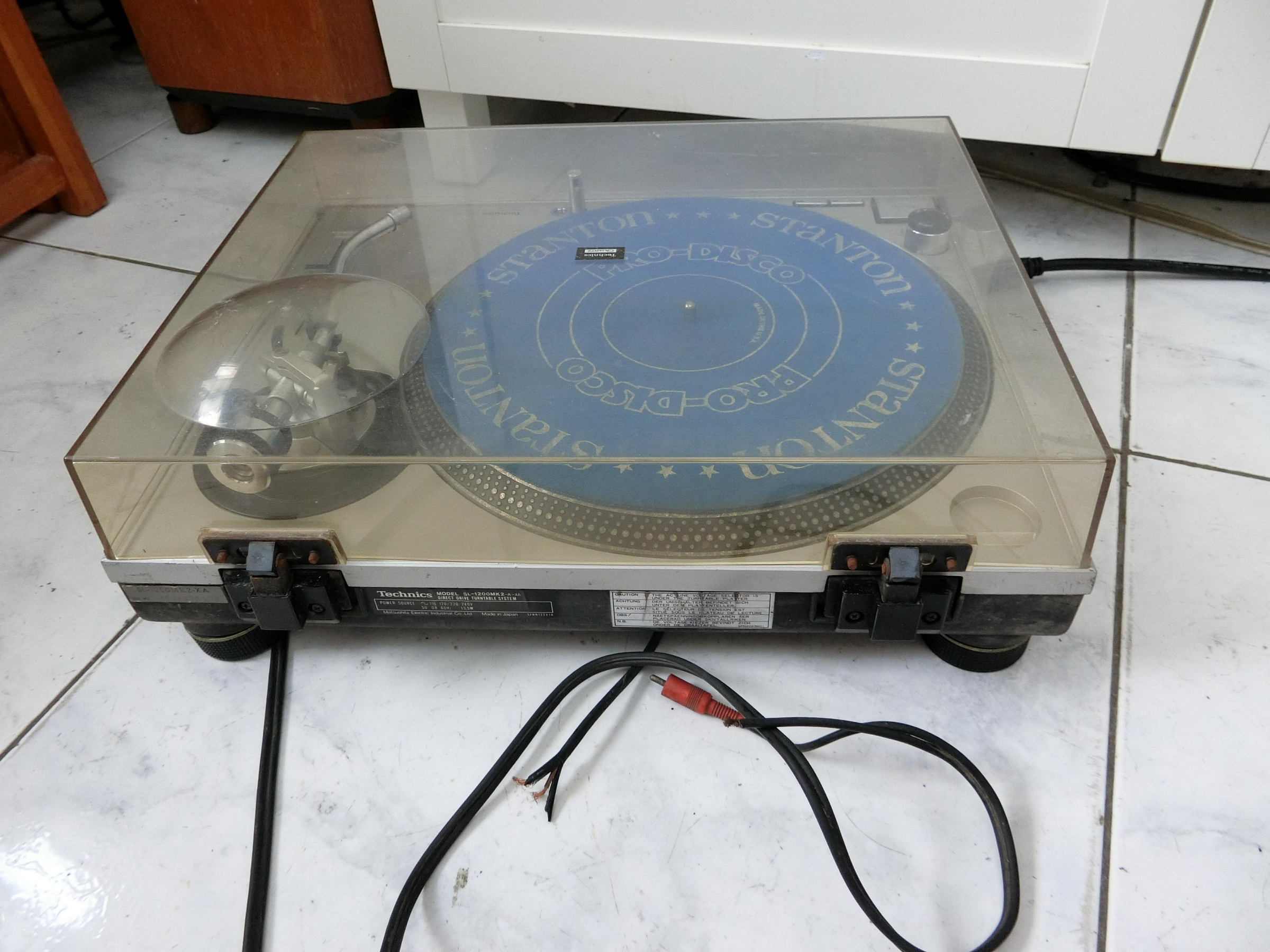 日本製Technics SL-1200 MK2 直驅黑膠唱盤故障| Yahoo拍賣