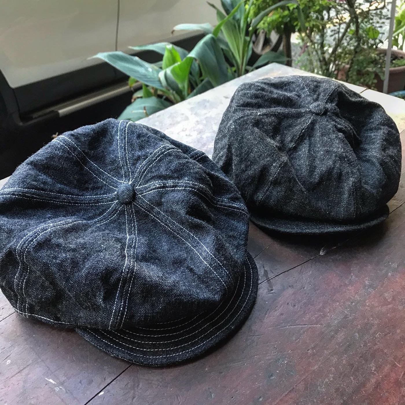 Trophy clothing]Newsboy cap 丹寧報童帽日本製高品質帽型超好搭