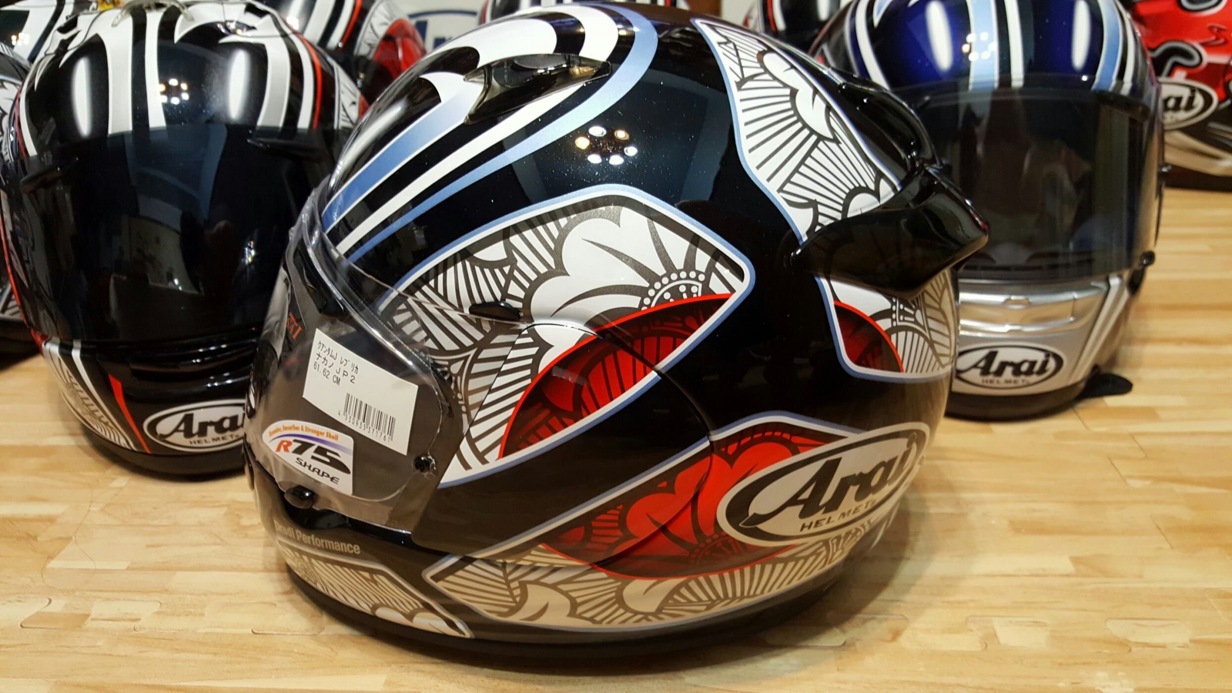 2017全新現貨Arai NAKANO QUANTUM-J 中野真矢大眼睛安全帽非RR5