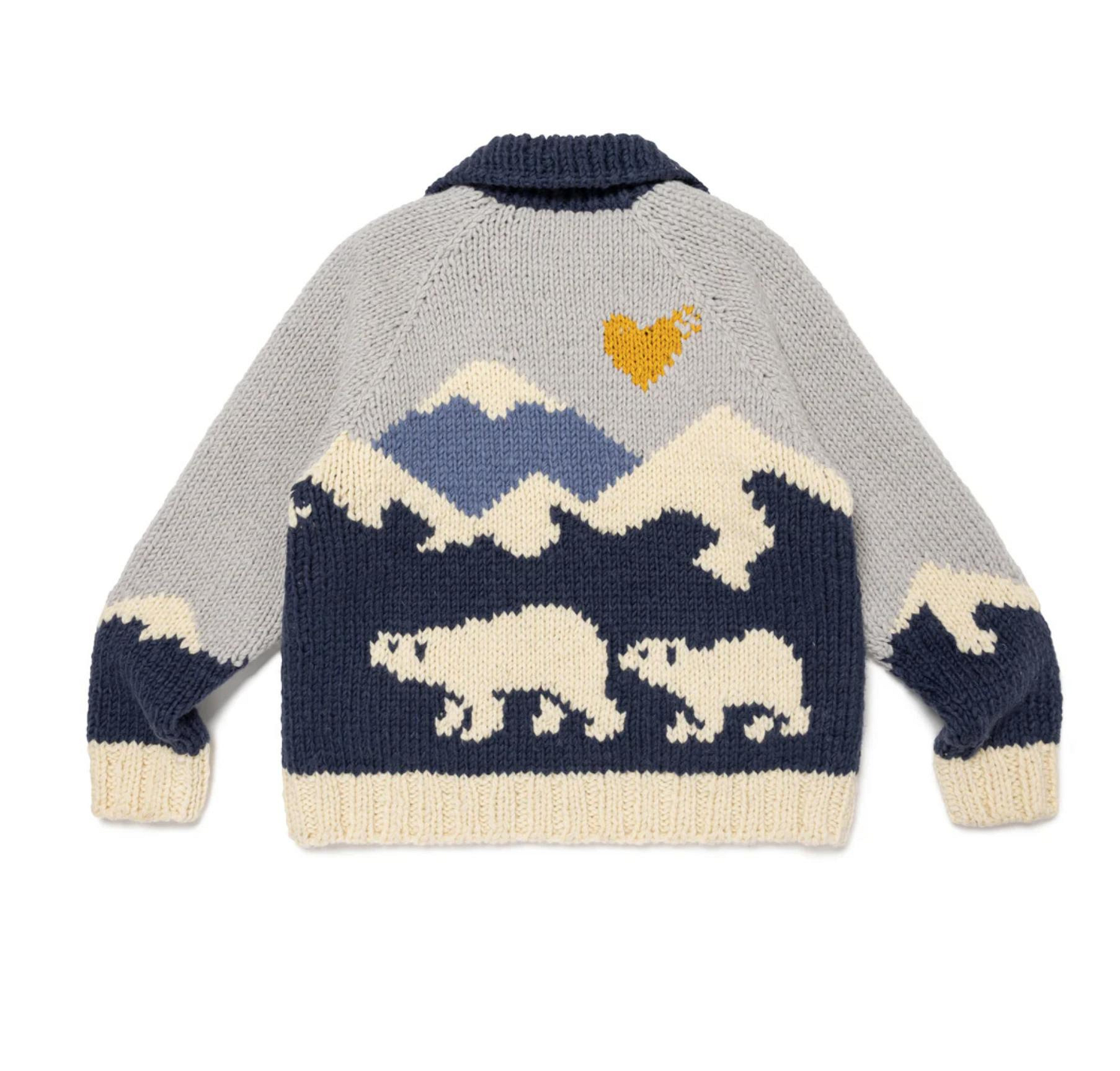 Human made POLAR BEAR COWICHAN 針織外套。太陽選物社| Yahoo拍賣