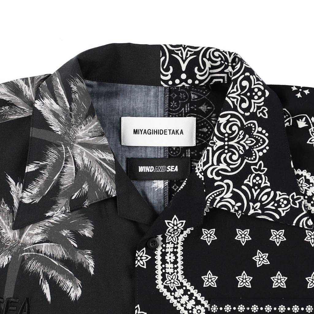 MIYAGIHIDETAKA × WIND AND SEA S/S Shirt 日貨代購CITY】 MIYAGI HIDETAKA X WIND AND SEA S/S SHIRT 民族風襯衫