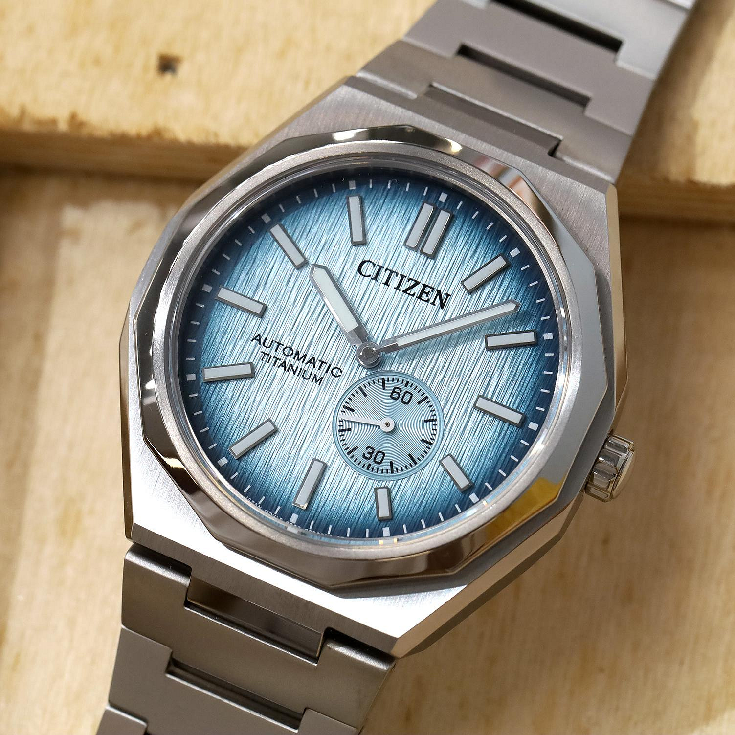 現貨CITIZEN Zenshin NK5020-58L 星辰錶機械錶40.5mm 藍色漸變煙燻面盤