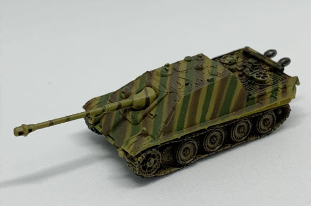 1/144 世界戰車博物館 WORLD TANK 02 獵豹式驅逐戰車 三色迷彩 (24)　富貴玩具店
