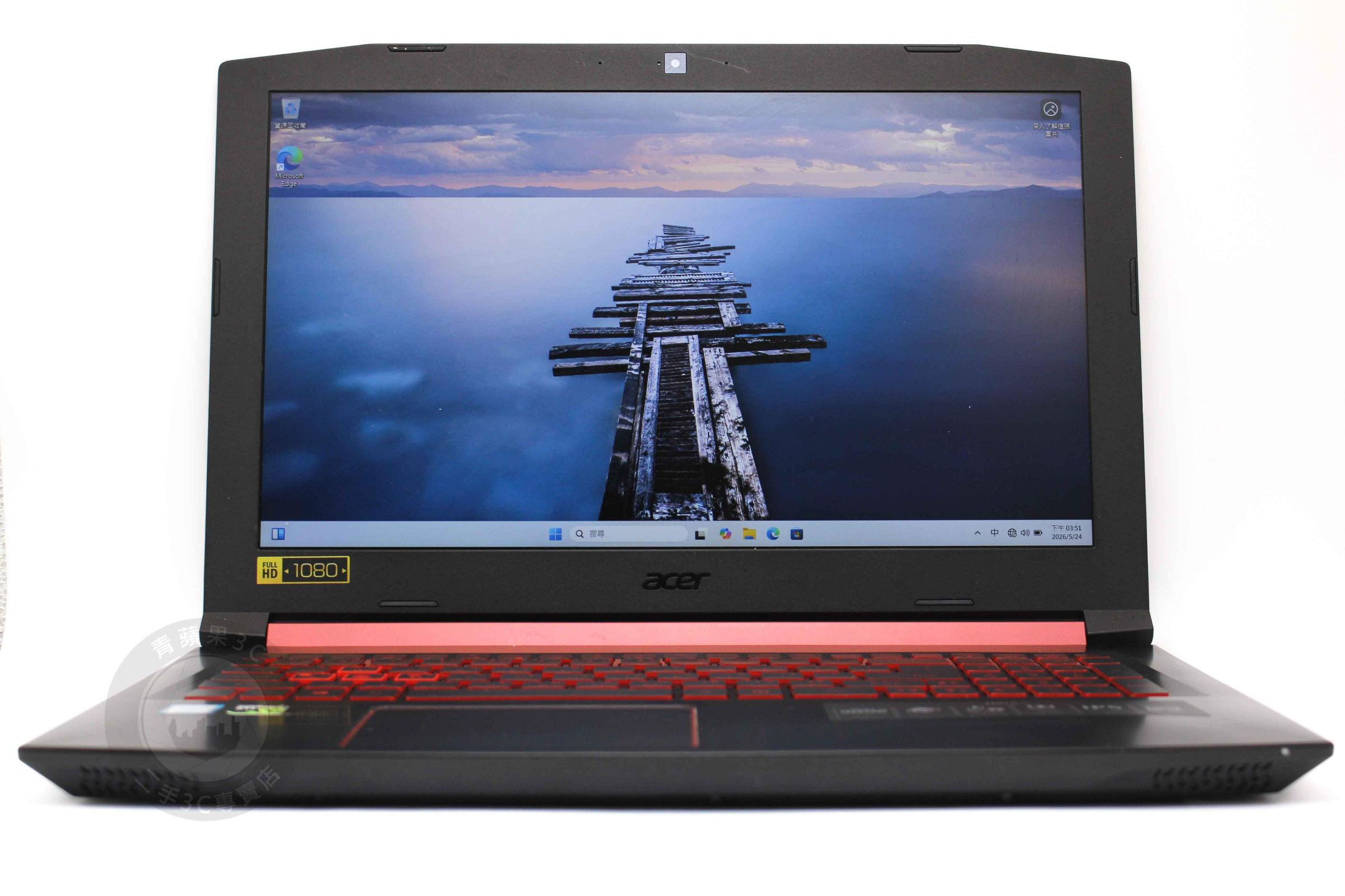 【高雄青蘋果3C】ACER AN515 I5-7300HQ 16G 240G GTX1050TI 15.6吋 二手筆電#108317