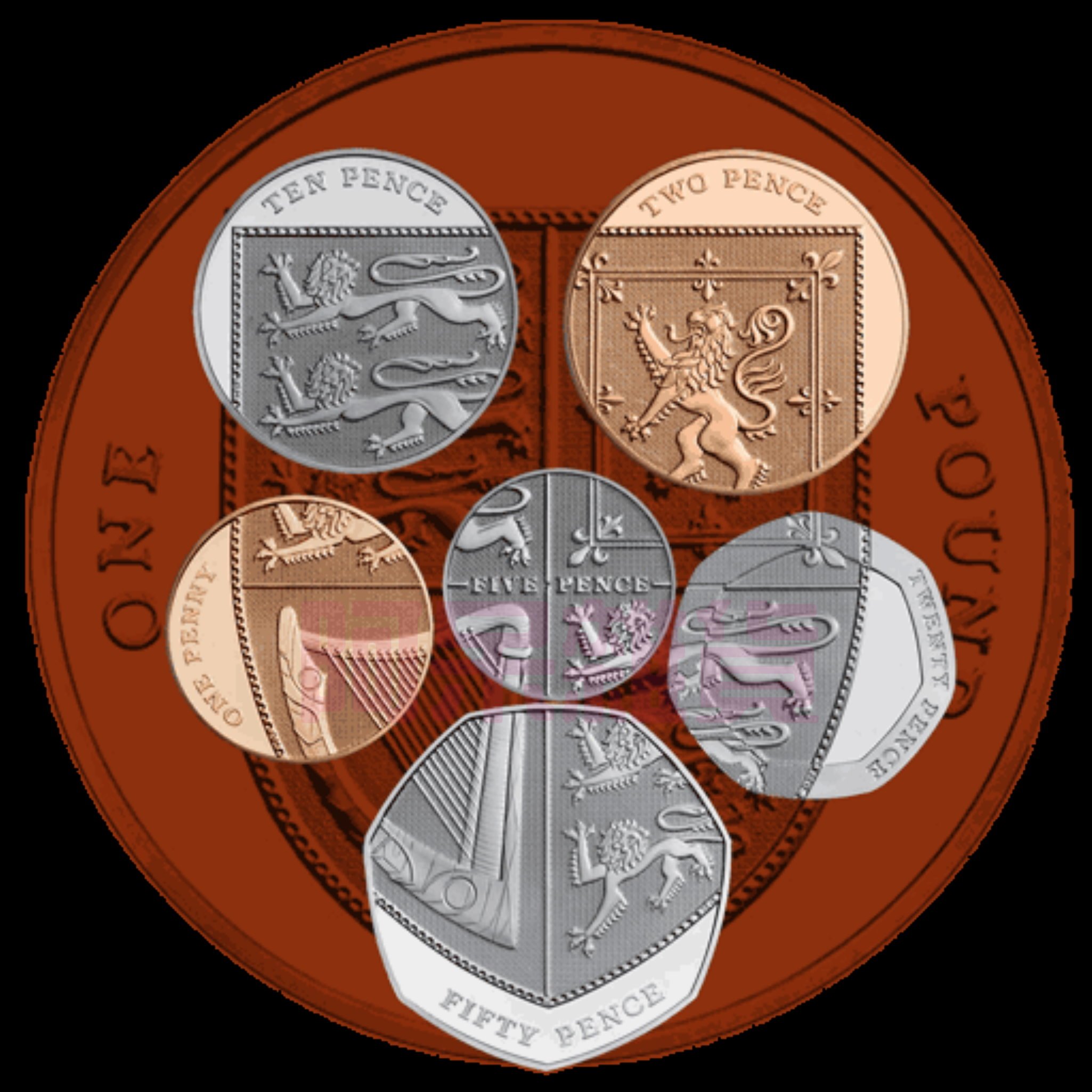 英國女王R.I.P 現貨全新英國盾牌幣六枚一套異形幣皇家七邊形紀念幣盾牌硬幣禮物具收藏價值商品| Yahoo拍賣