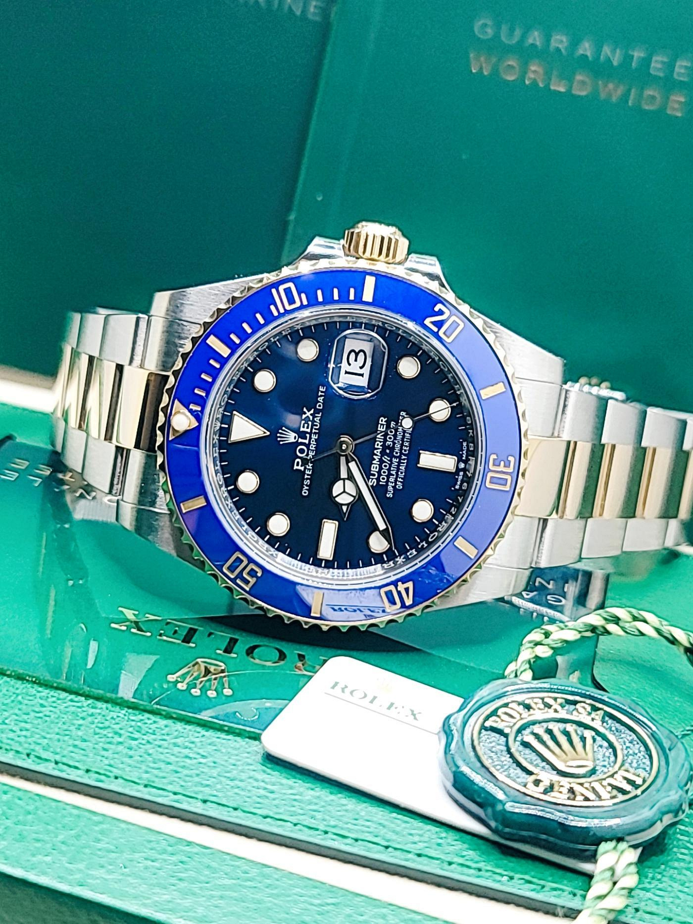 勞力士 Rolex126613LB 半金藍水鬼41mm 新款新機芯白字更年輕 藍金魅力《2026最新訂價65800》2024超值優惠價只要565000‼️