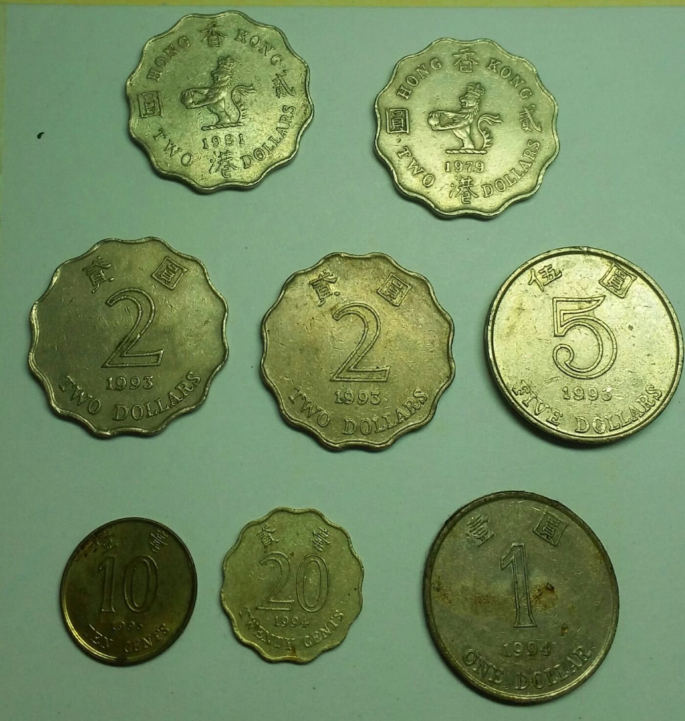 香港早期錢幣，女王頭，五元厚板少見| Yahoo拍賣