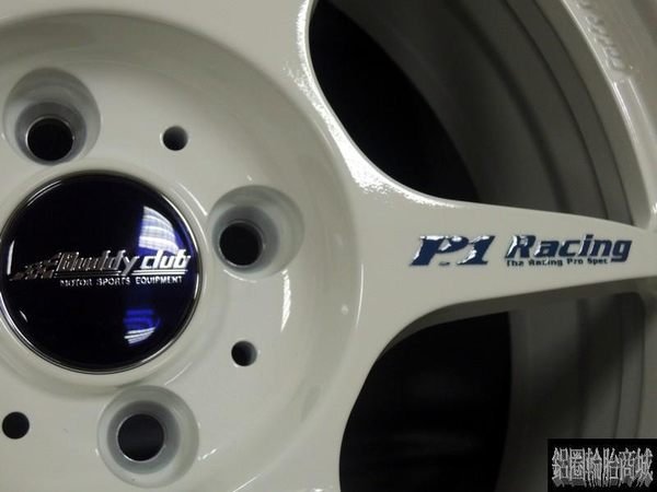 CS-141】全新正日本BUDDY CLUB P1-RACING SF 輕量化鋁圈18吋4孔100 / 4