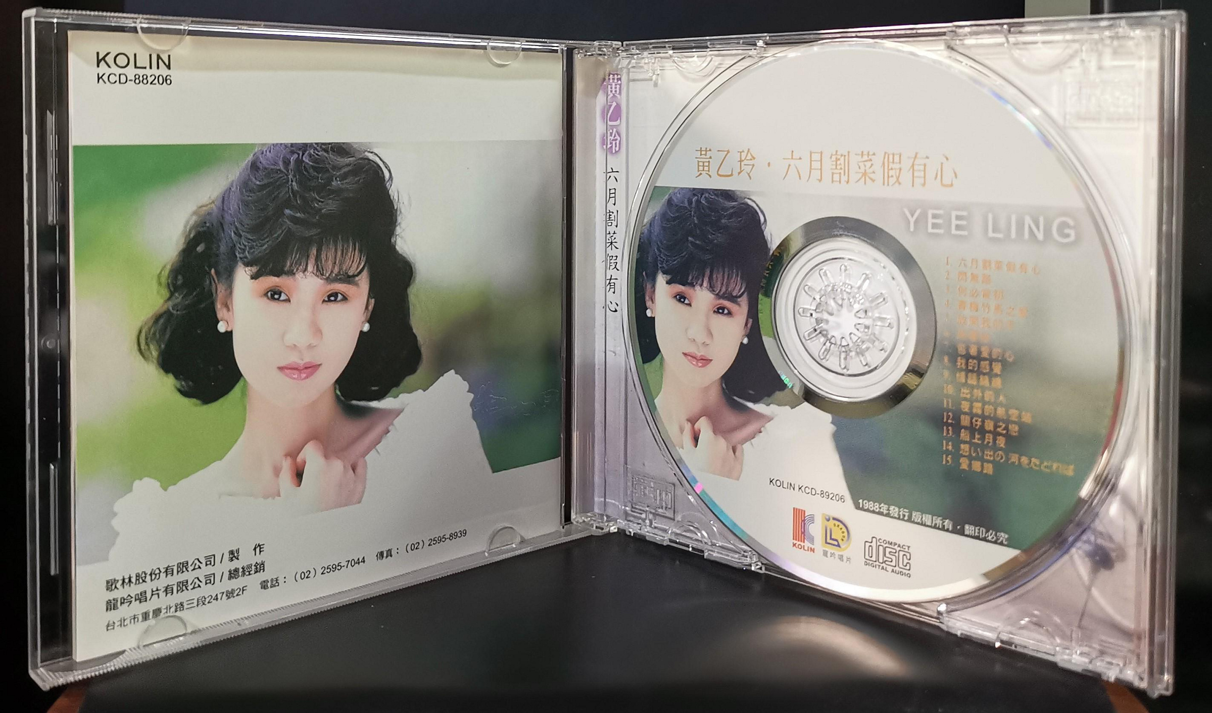 黃乙玲台語專輯/ 六月割菜假有心收錄閃無路,何必當初,出外的人,關子嶺