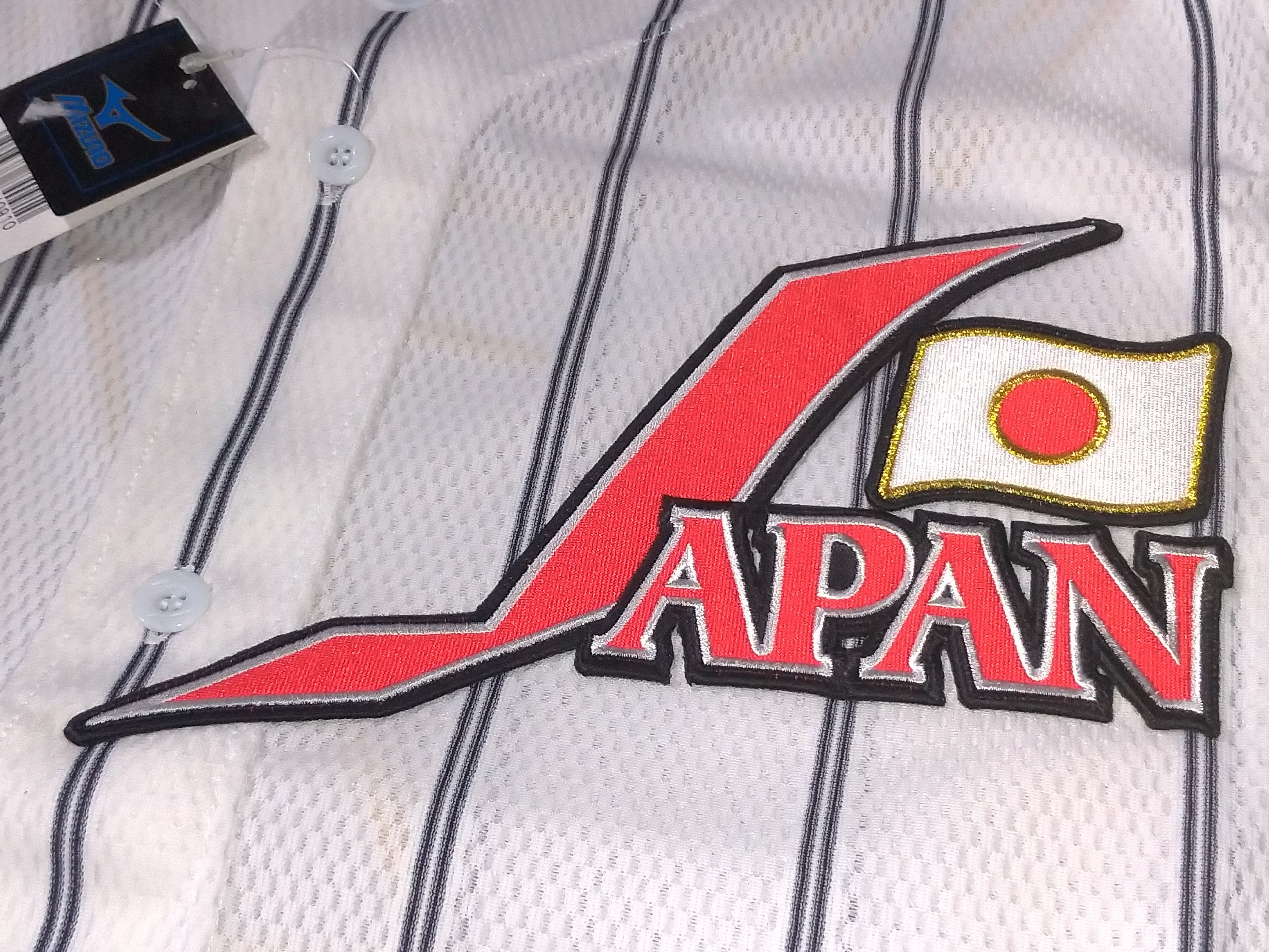 貳拾肆棒球--珍藏!Mizuno日本代表職棒上原浩治主場球衣| Yahoo拍賣