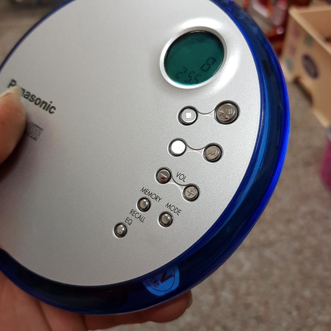 Panasonic 日製CD 隨身聽SL-CT490 訊源撥放器CD 隨身聽正常燒錄片可讀