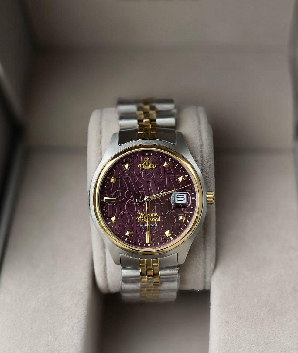 ■Vivienne Westwood■ Camberwell VV261BYSG Vivienne Westwood Camberwell Purple Watch - 37mm Two Tone