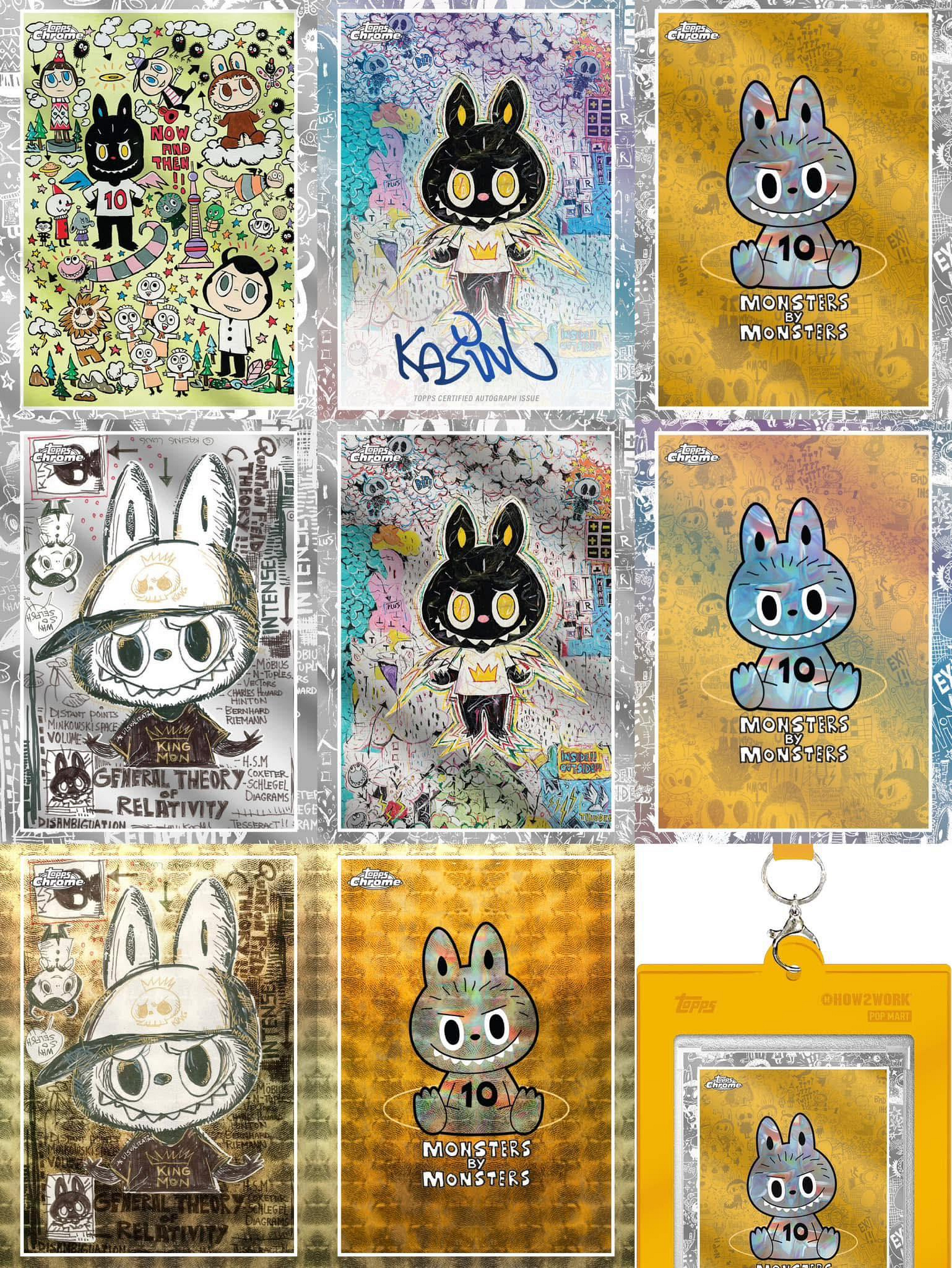 預購] 2025 Topps Chrome Labubu 十週年Hobby Box 全新未拆盒卡拚稀有