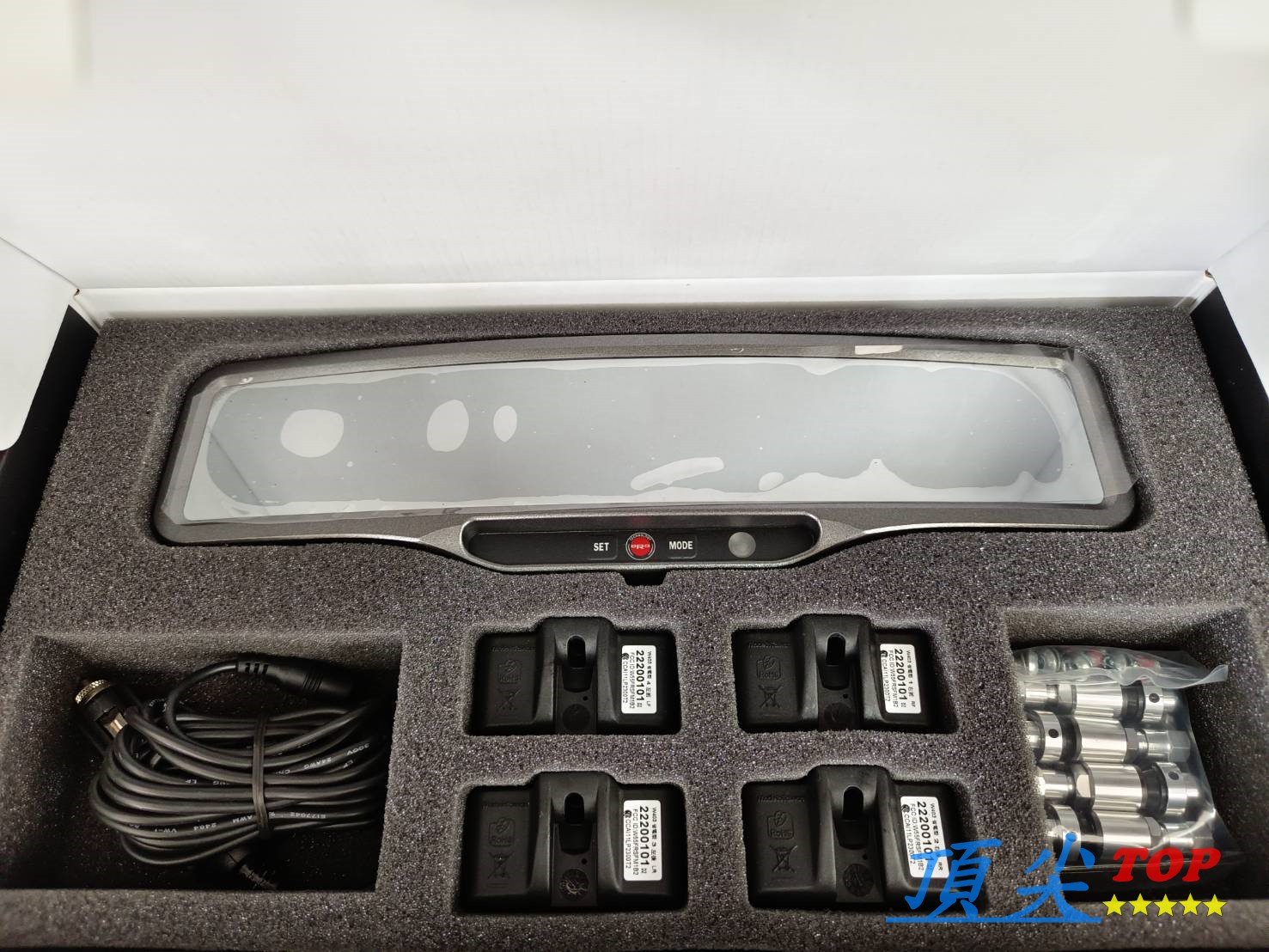 【頂尖】胎壓偵測器 ORO W403 省電型 五千五含安裝 無線胎壓偵測器 曲面後照鏡胎壓偵測器 整合原車後照鏡