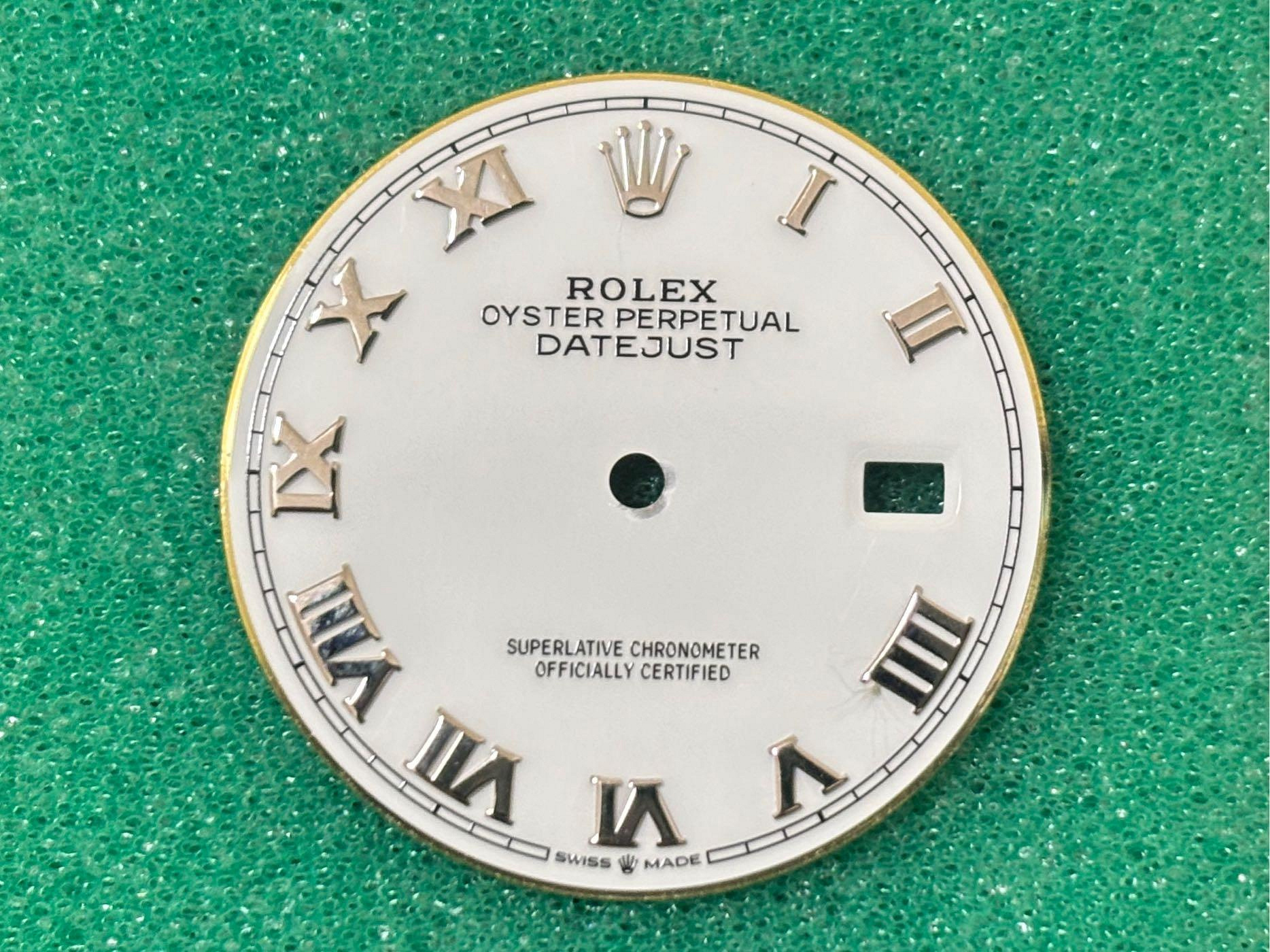 ROLEX Datejust 36 126234 126200 原裝白色羅馬字面盤