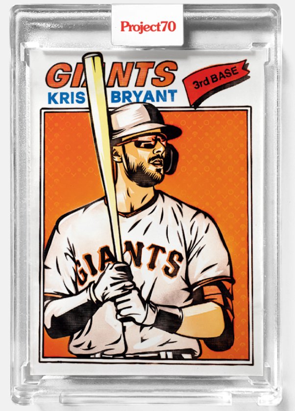 Topps Project70 Card 447 -1977 Kris Bryant by Blake Jamieson