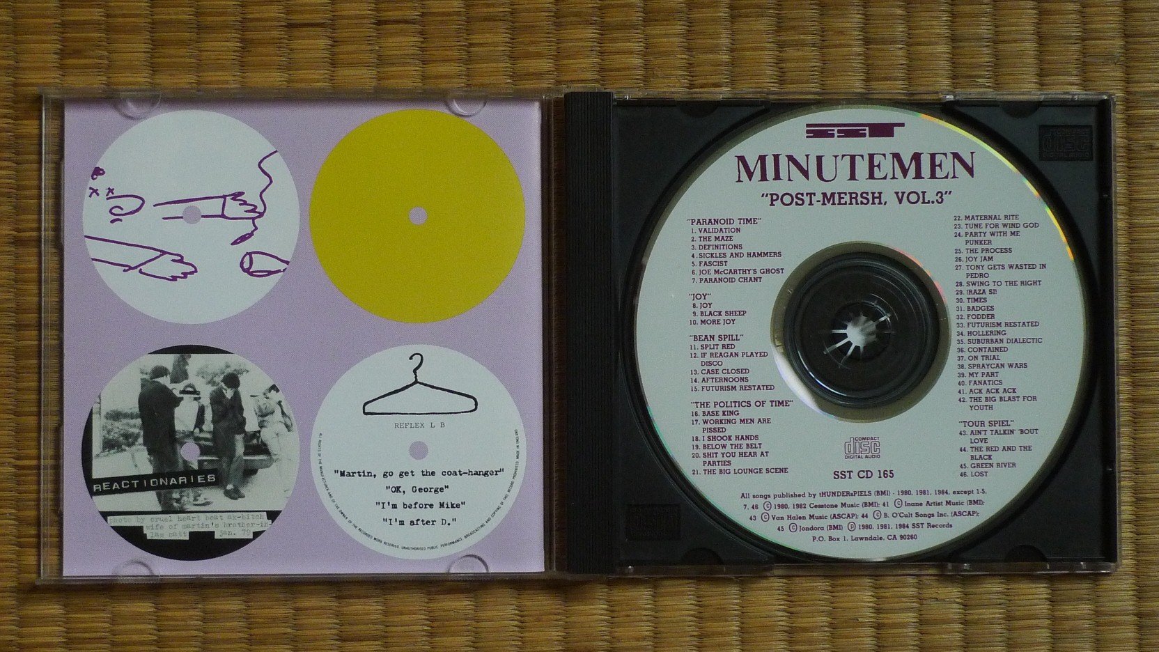 Minutemen, Post Mersh Vol.3, 1988, SST, 5張EP合輯, 46首PUNK 經典