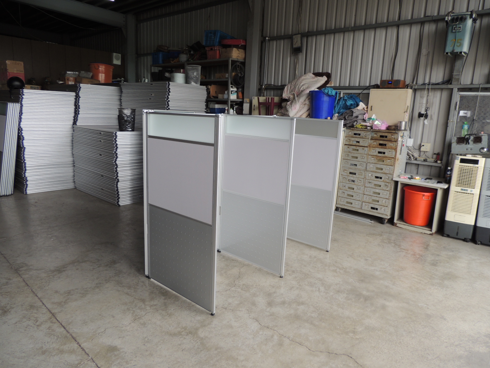 25080 高152 二連坐OA 辦公屏風@ 屏風二手屏風辦公室屏風辦公桌