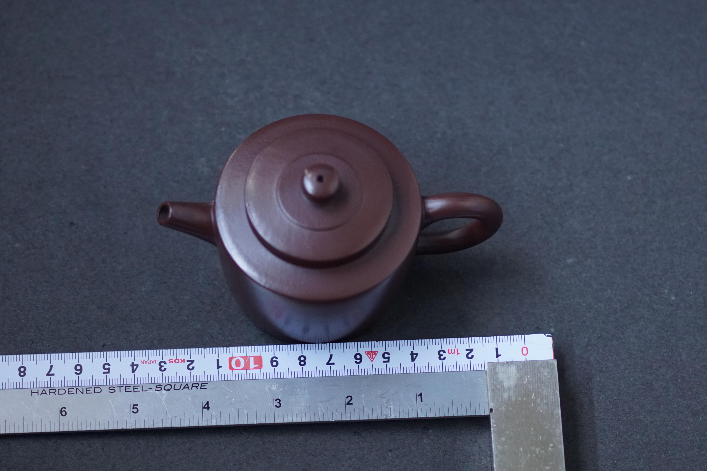 敦敦壺】-【周國君製】名家工藝美術師~德鐘壺~160cc紫砂茶壺(T1632