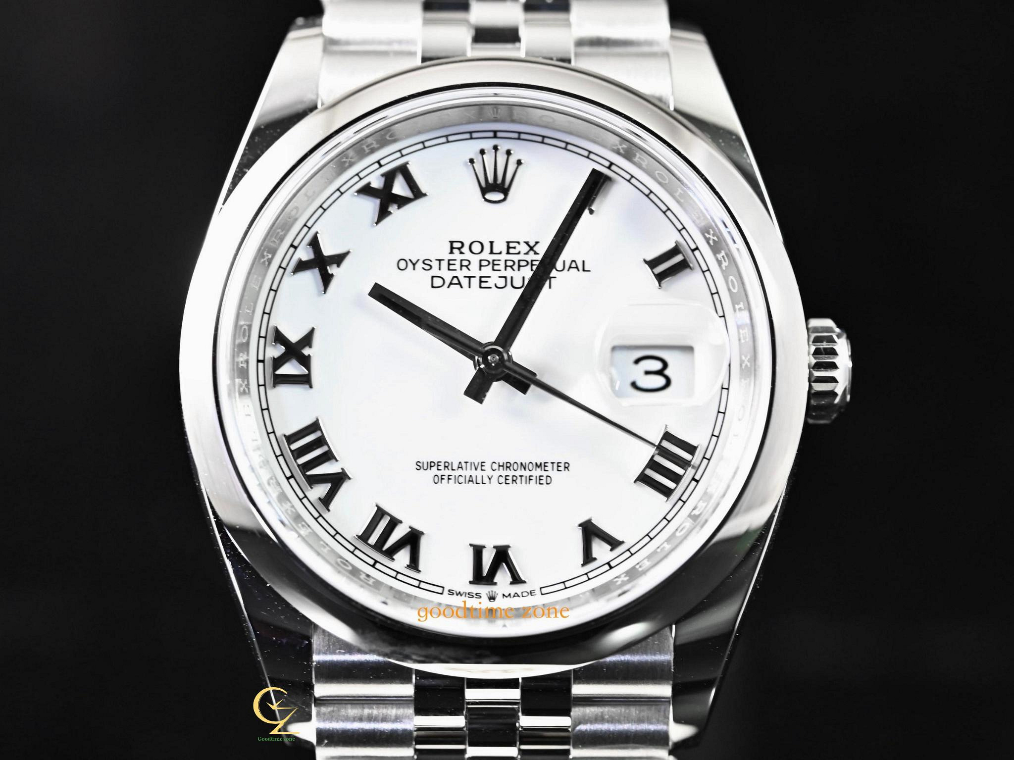 [現貨] ROLEX 勞力士 126200 Datejust 全新新卡24/12現貨 白羅馬面 五銖帶 36mm LRK870 116200