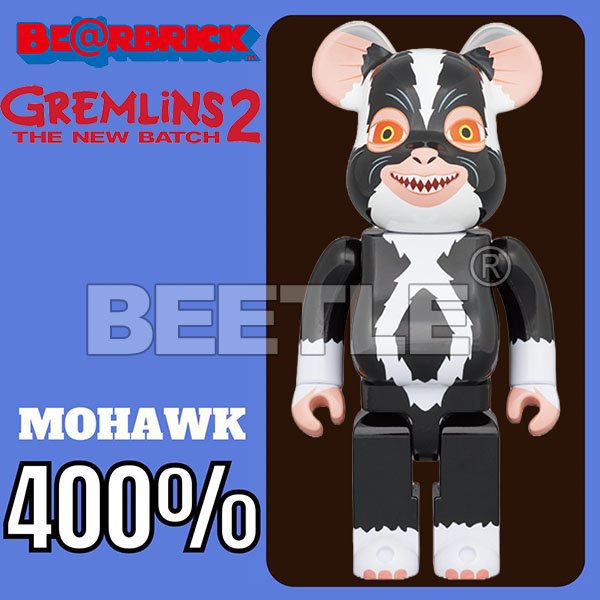 BEETLE BE@RBRICK MOHAWK 小精靈黑魔怪GREMLINS 庫柏力克熊400