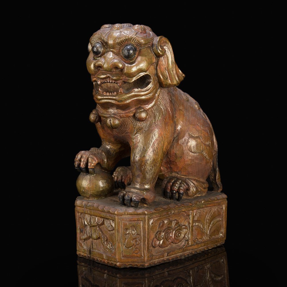 清時代　木彫　獅子　対 当日発送 清時代 木彫 獅子 対 当日発送 清時代 木彫 獅子 対 当日発送 - メルカリ