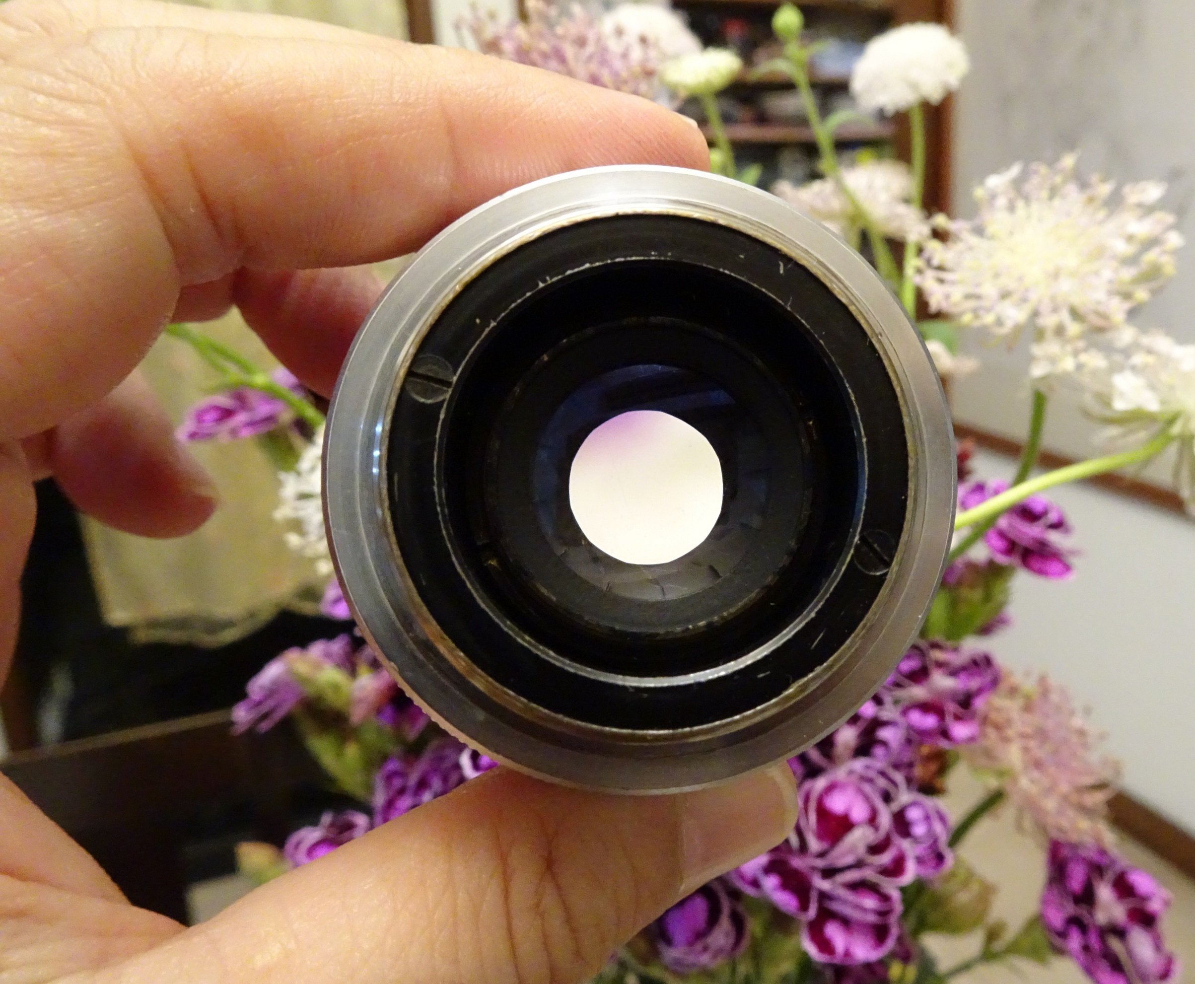 售】黃銅鍍鉻鏡身大姑媽Asahi-Kogaku Takumar 58mm f2.4送Asahiflex機