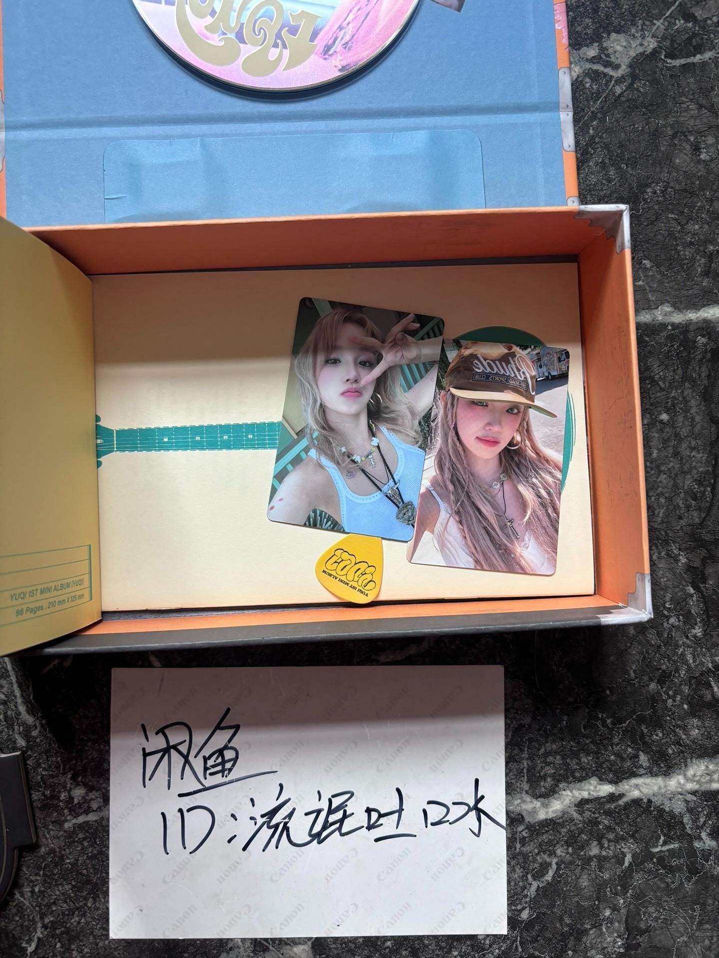 gidle 雨琦親筆簽名專輯yuq1 solo 宋雨琦親簽solo特別版僅拆中文簽琦lo