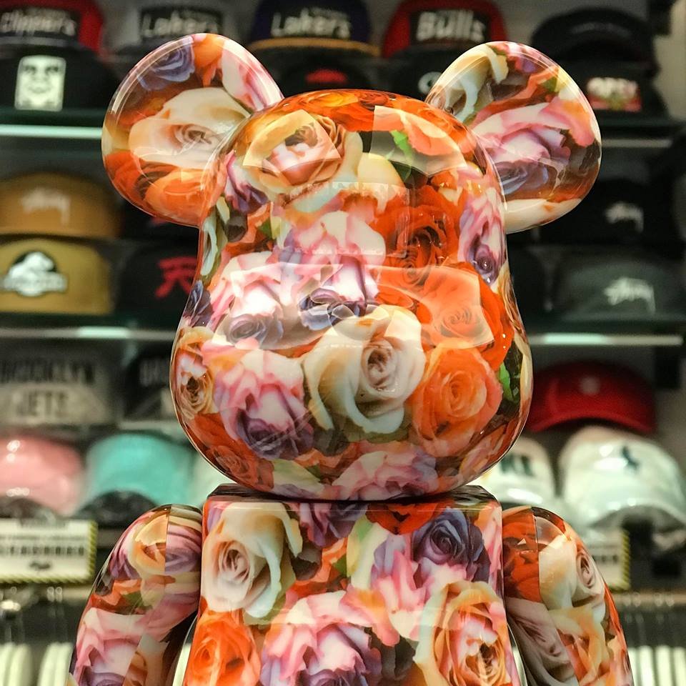 その他 BE@RBRICK - BE@RBRICK LEATHER ROSE  mika ninagawa Figurine Medicom Toy 1000% Bearbrick Mika Ninagawa Leather