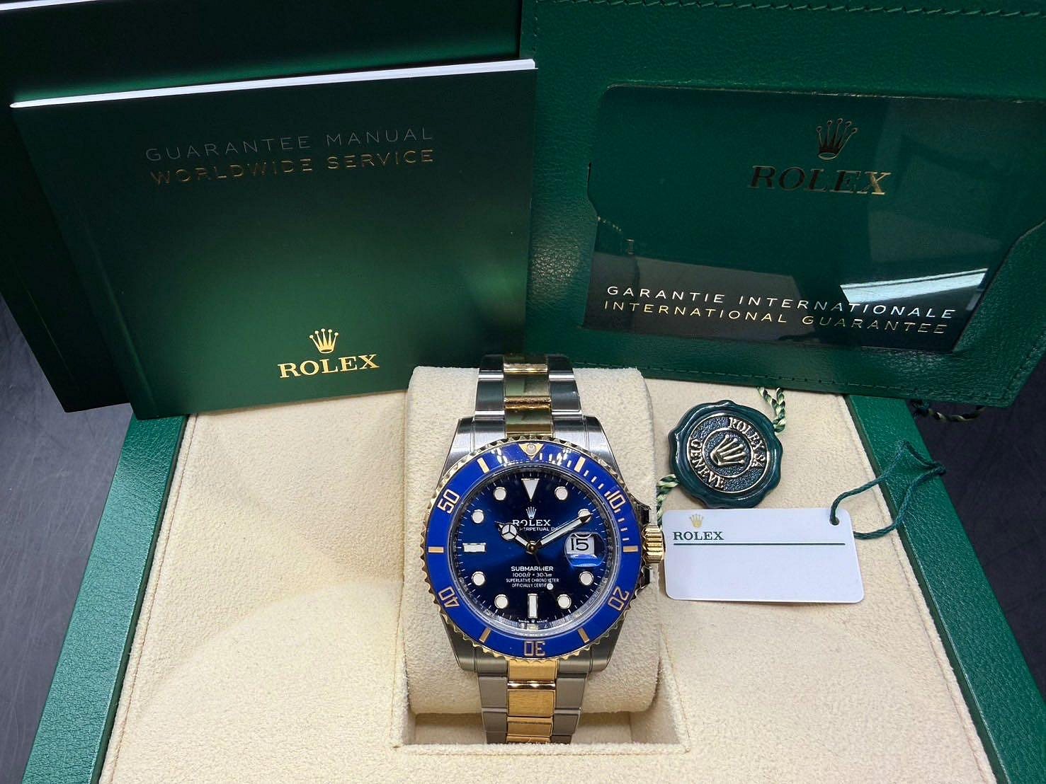 ROLEX 勞力士 Submariner 126613LB 半金藍水鬼 2022年