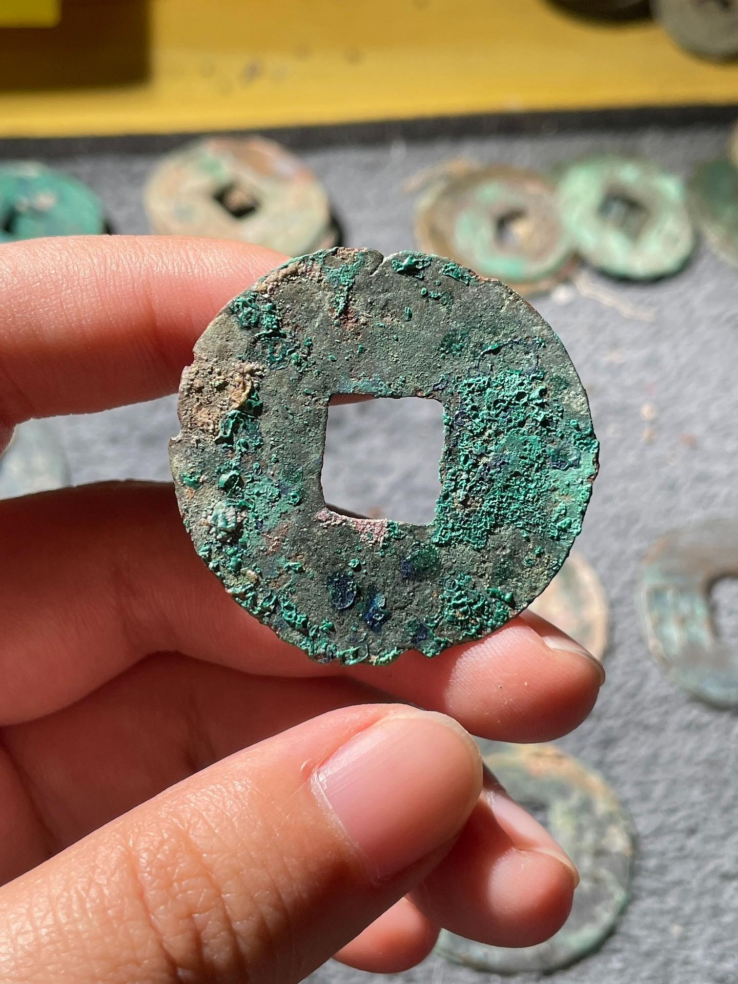 嚴選7.9克秦半兩古錢幣，統一時期36.6毫米戰國珍藏，無假無裂不修補