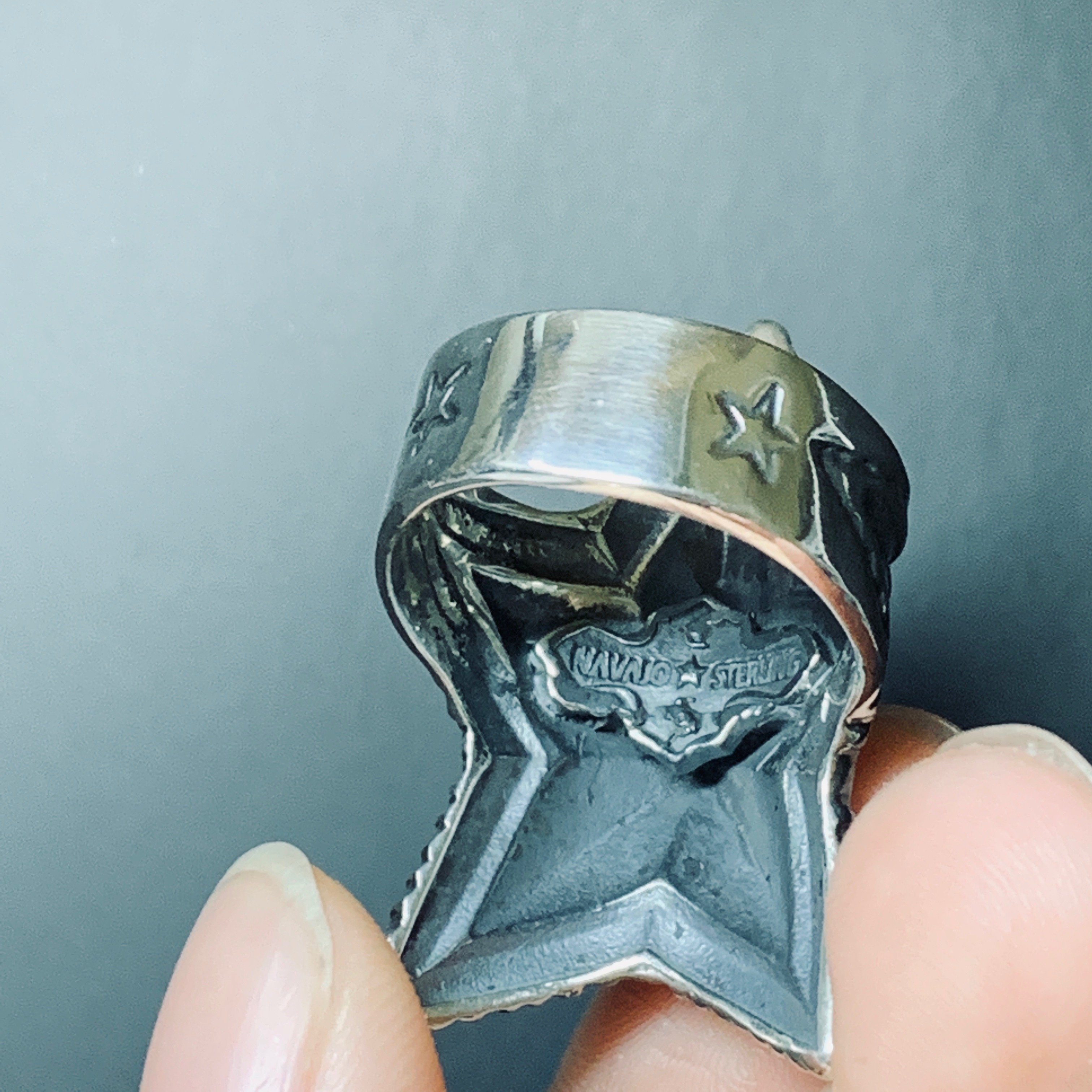 手工製作復刻Cody Sanderson Depp Star Ring 925純銀戒指| Yahoo拍賣
