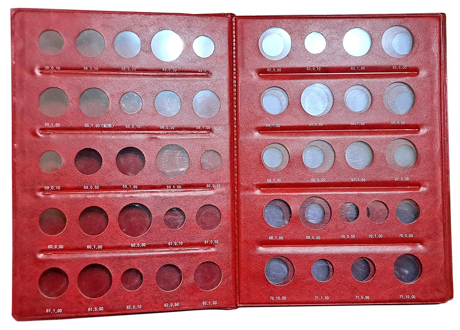 中華民國台灣硬輔幣集存簿，民國38~102年六頁硬幣收藏冊(給硬幣安全舒適的家) | Yahoo拍賣