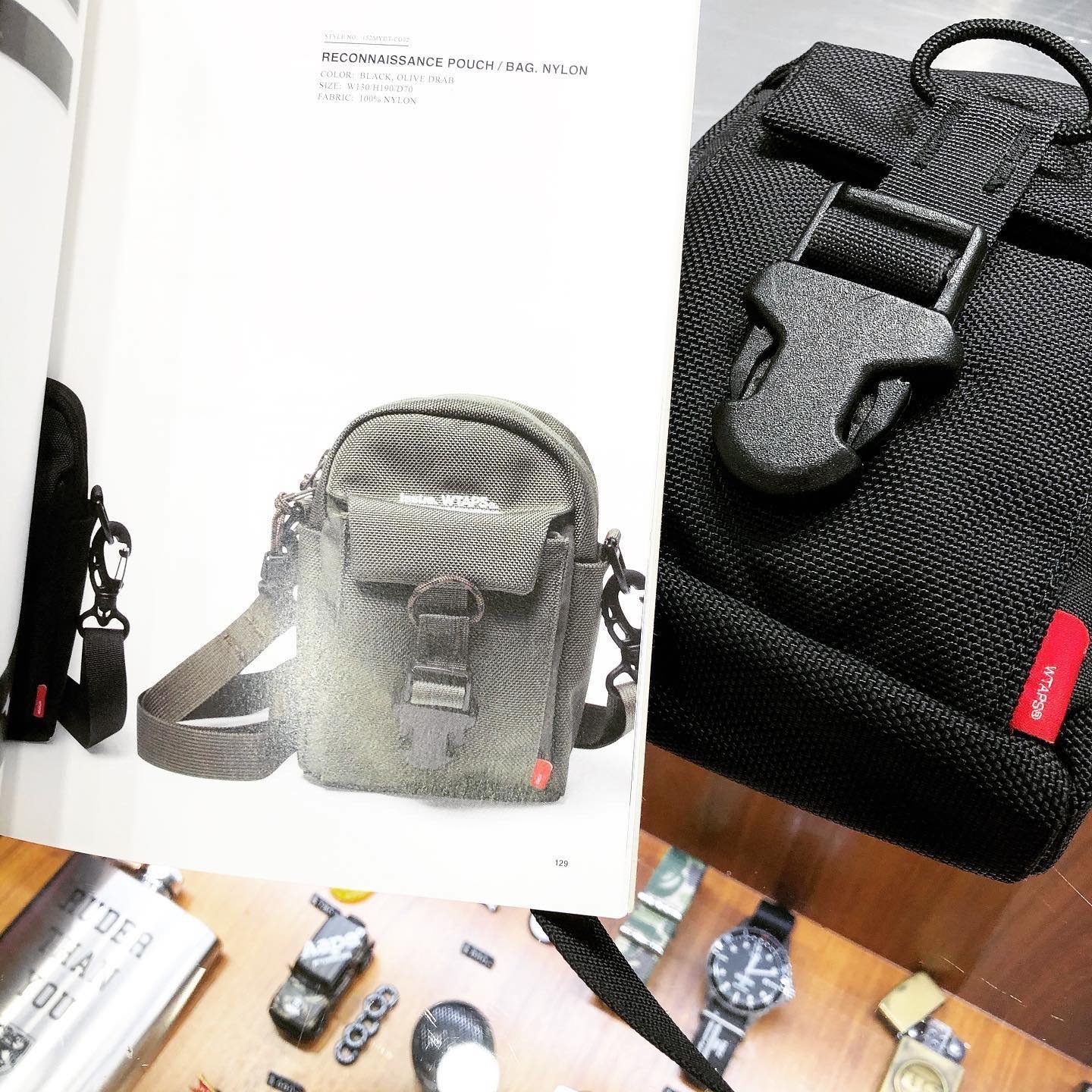 WTAPS◇RECONNAISSANCE/POUCH/NYLON.CORDURA/ポリエステル/GRN/231TQDT