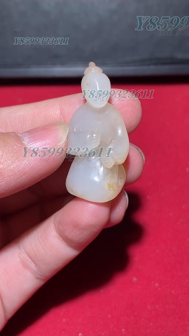 老和田玉玉貴人老玉和田玉明清玉古玉老貨藏品收藏【盛世收藏】【二手