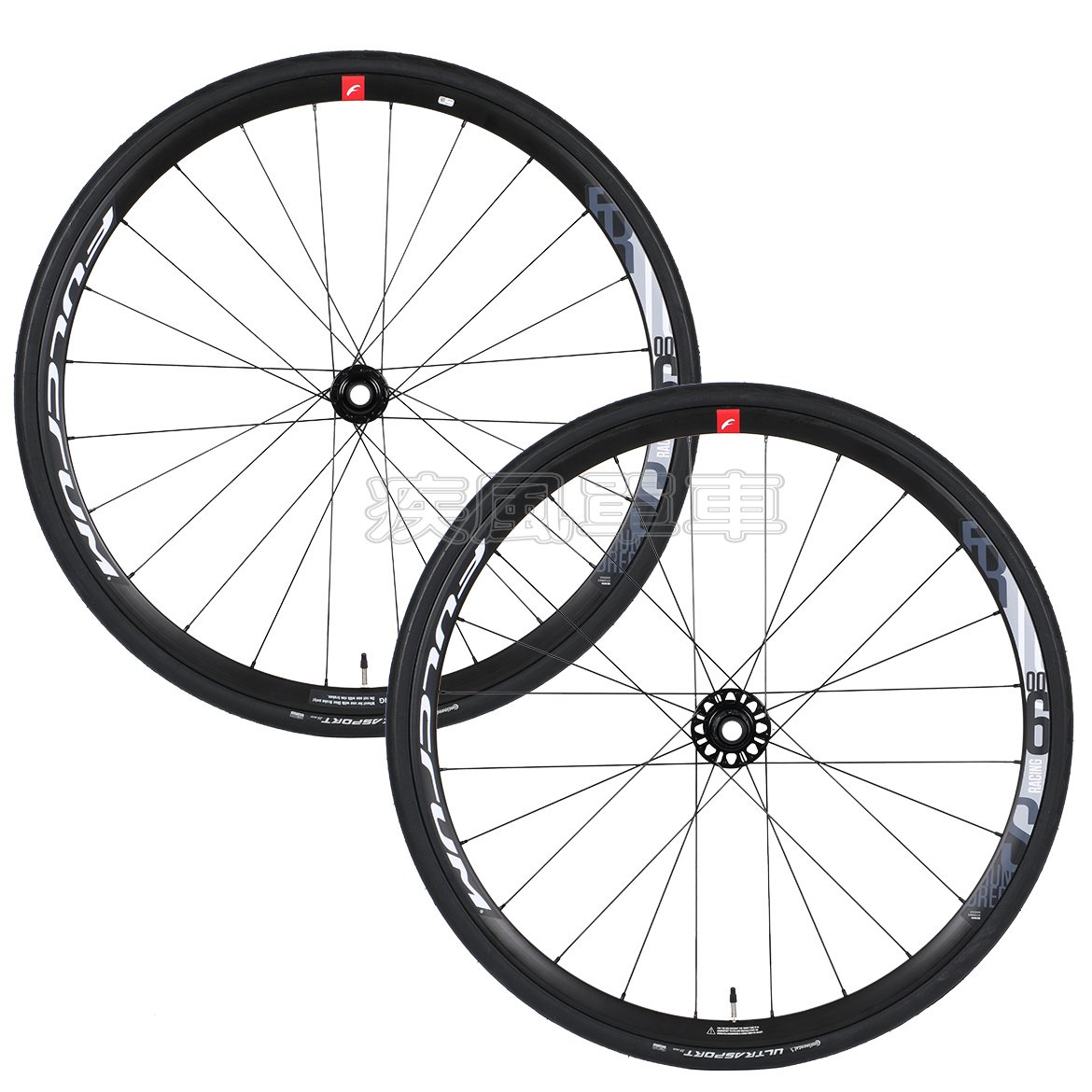 疾風單車)全新拆車品fulcrum racing 600 DB 700C 公路碟煞輪組(附贈兩