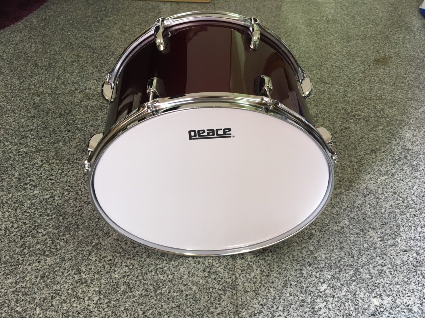 華邑樂器54119-1】Peace 14吋行進小鼓-白色(14x10吋附鼓鎖/鼓棒/背帶台