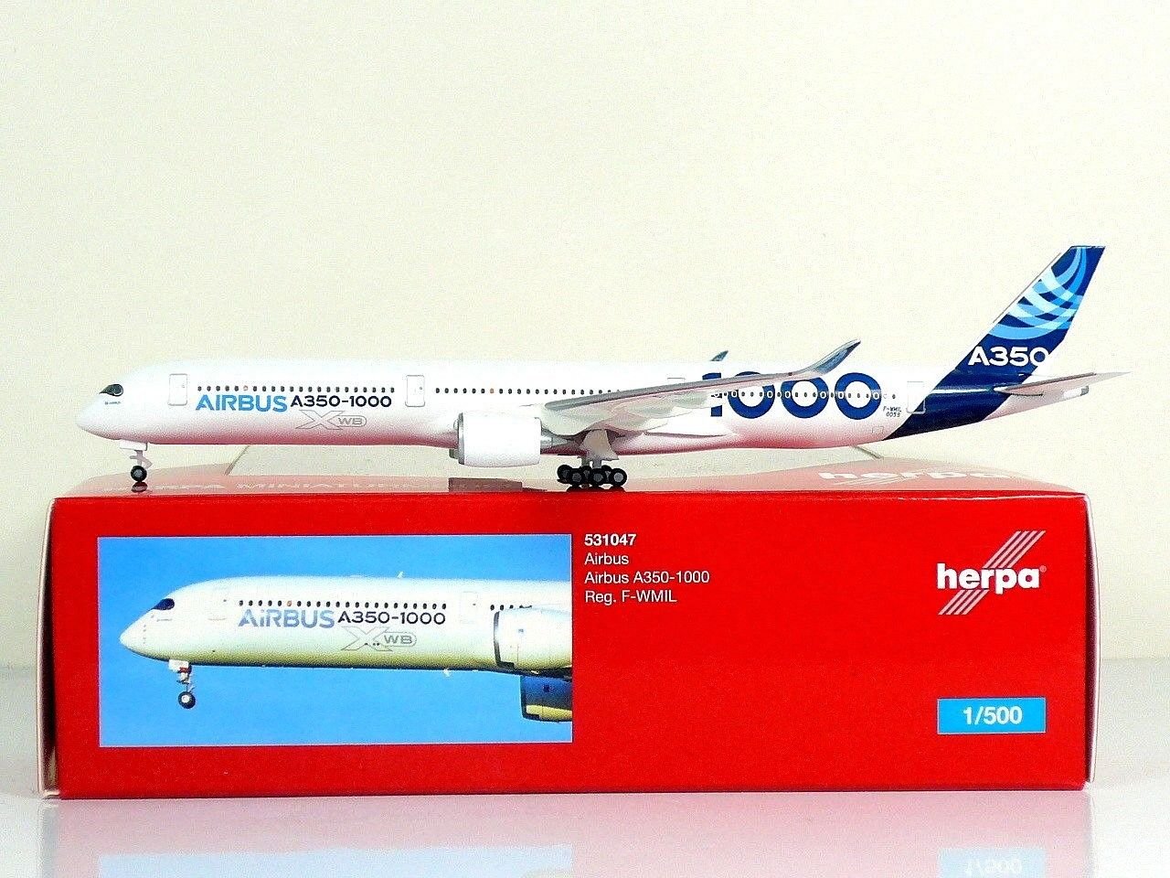 1/500 Herpa 金屬Airbus A350-1000 F-WMIL 531047 | Yahoo拍賣