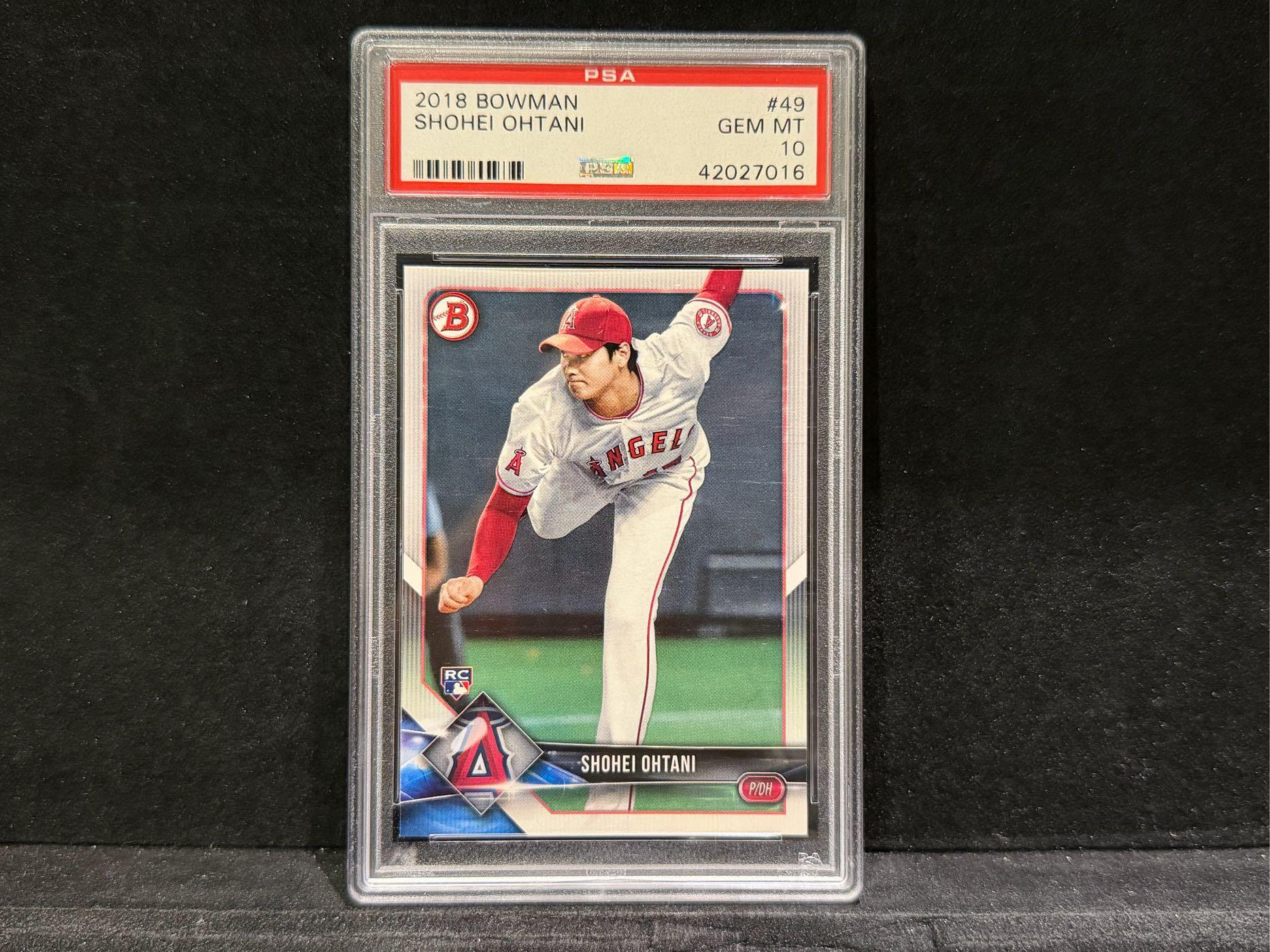 【大谷翔平 RC PSA10】2018 Bowman Shohei Ohtani 2018 Bowman Shohei Ohtani RC PSA10 天使雙刀流大谷翔平新人鑑定卡