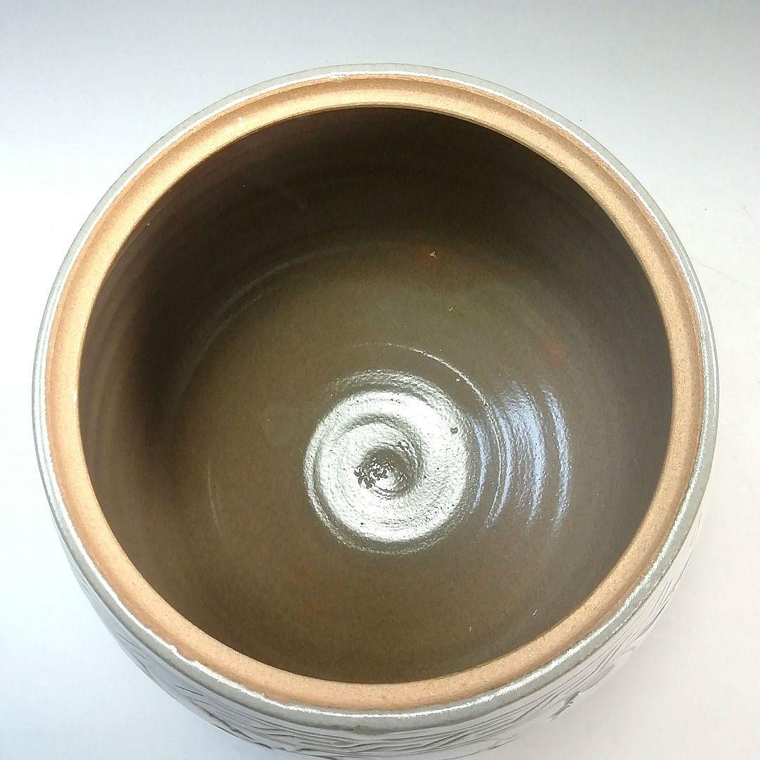 S781水指『唐草中葉』『黃仁哲』共箱茶道具| Yahoo拍賣