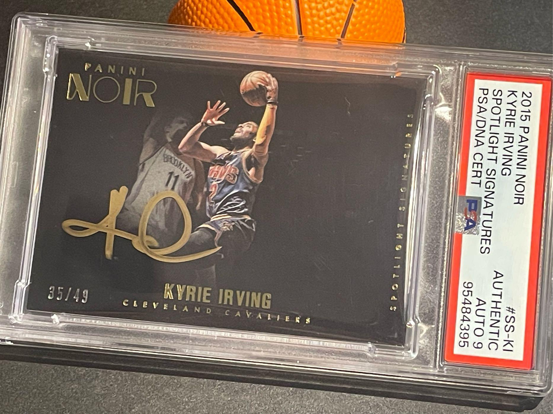 サイン入り】2015-16 Panini Noir Kyrie Irving サイン入り】2015-16