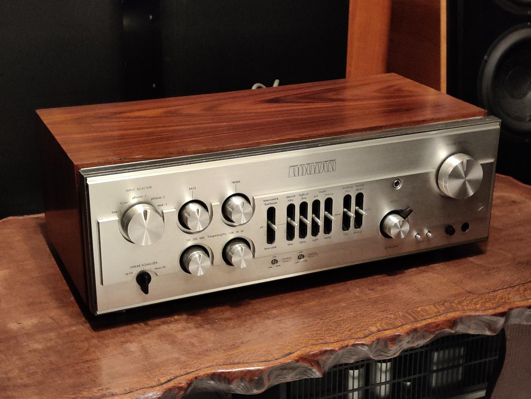極美］日本製LUXMAN C-1010 綜合擴大機110V 可獨立當前級| Yahoo拍賣