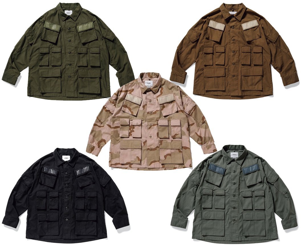 WTAPS 19AW T-7 02 olv L 新品未使用 WTAPS 19AW COLLEGE DESIGN HOODED 03 軍綠色 M號